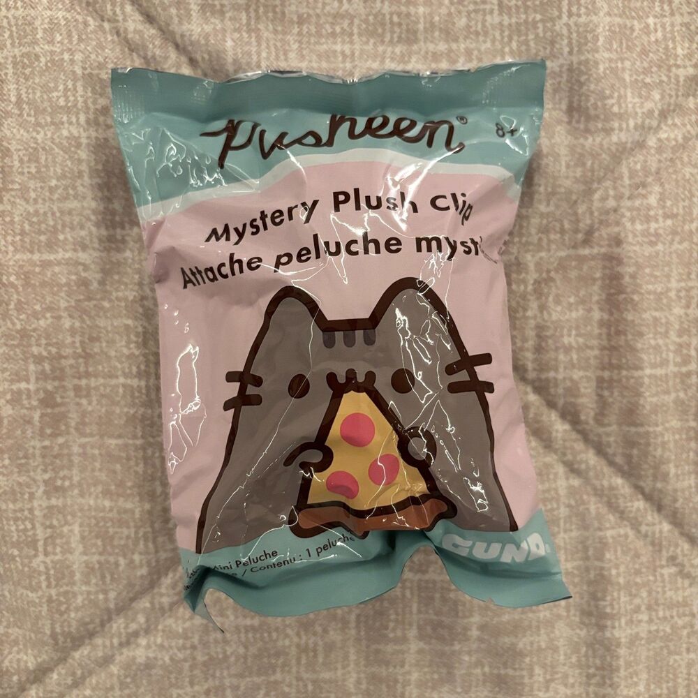 New Sealed Gund Pusheen Mystery Plush Clip Blind Bag Keychain Spin Master Series